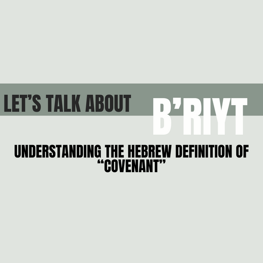 B'riyt: Understanding the Hebrew Definition of "Covenant"