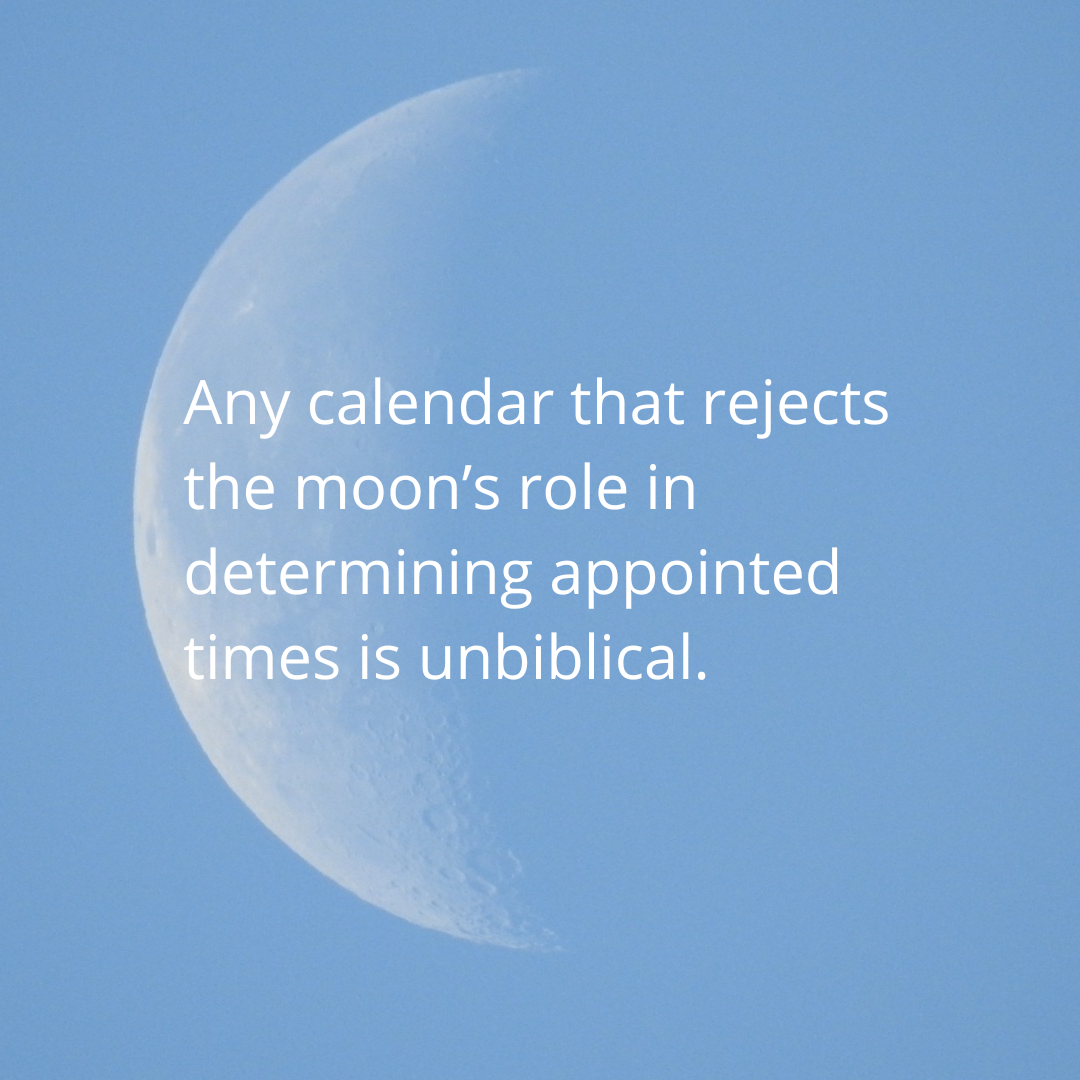 The Moon's Role in the Appointed Times