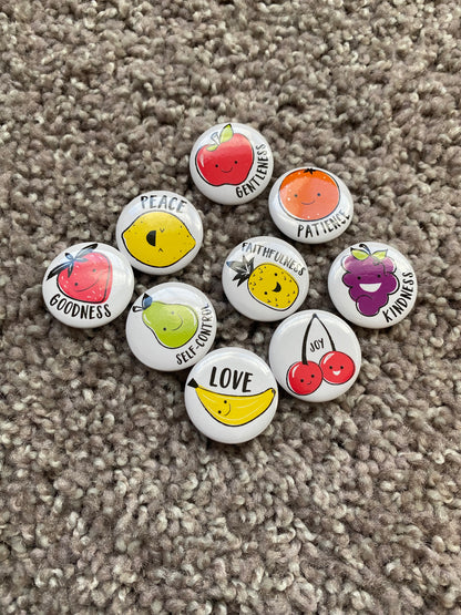 Fruit of the Spirit Miniature Pins