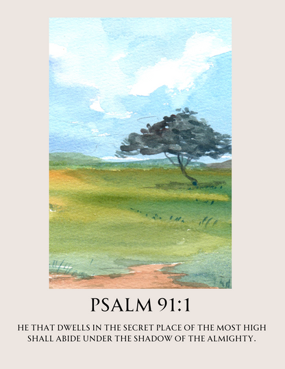 'Psalm 91:1' Digital Art