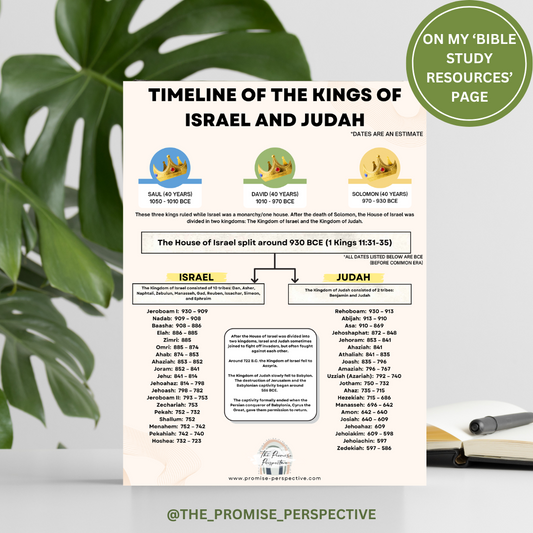 Timeline of the Kings Infographic